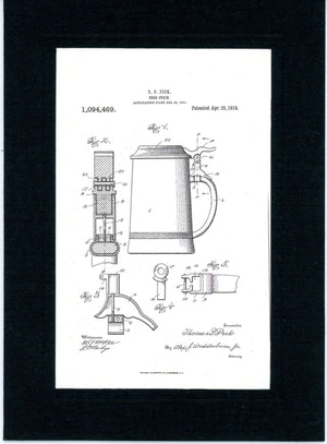 Beer Patents patent card set