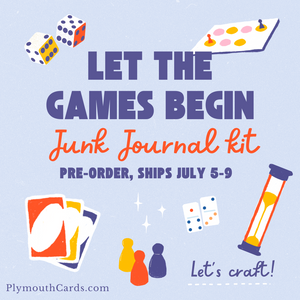 Let the Games Begin Junk Journal Scrapbook kit - July 2025