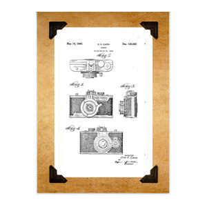 Camera Photography patent cards