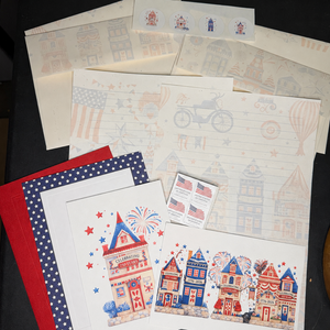Americana 250th stationery kit
