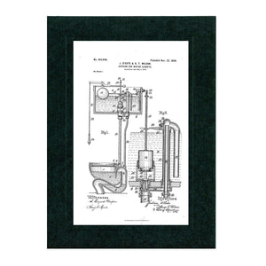 Bathroom patent cards