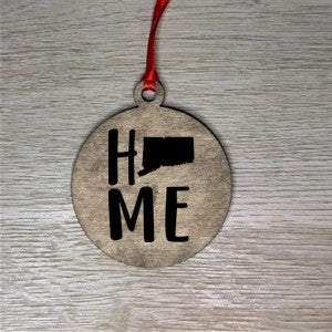 Home State Wooden Ornaments