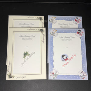 Vintage Holiday Plymouth Cards - 2 pack
