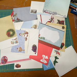 Assorted Christmas Winter Envelope bundles of 20