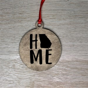 Home State Wooden Ornaments