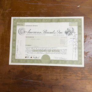 Stock Certificates