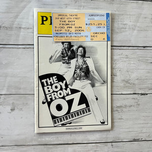 Playbills - with 1 ticket stubs