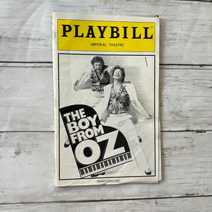 Playbills - with 2 ticket stubs