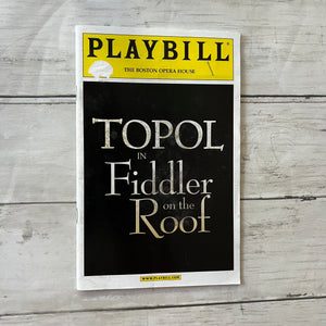 Playbills - with 2 ticket stubs
