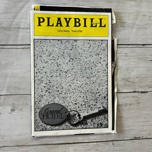 Playbills - with 1 ticket stubs