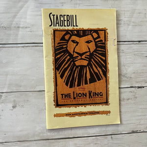 Playbills - with 2 ticket stubs