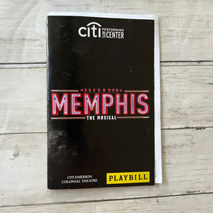 Playbills - with printed e-ticket