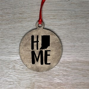Home State Wooden Ornaments