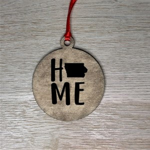 Home State Wooden Ornaments