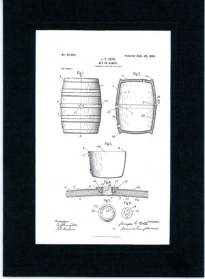 Beer Patents patent card set