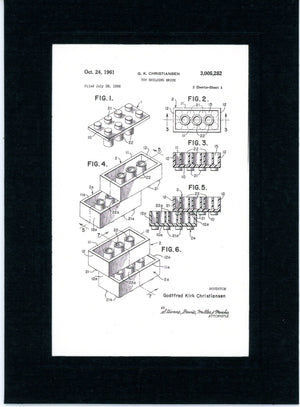 Lego Patent cards