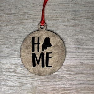 Home State Wooden Ornaments