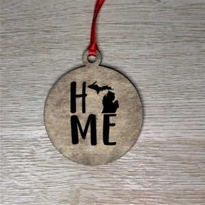 Home State Wooden Ornaments