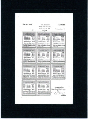 Monopoly patent cards