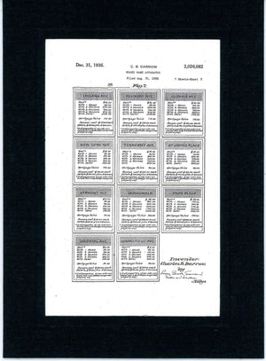 Monopoly patent cards