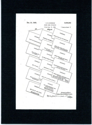 Monopoly patent cards
