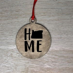 Home State Wooden Ornaments