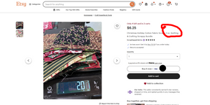 Christmas Fabric grab bag