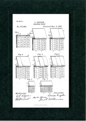 Teaching School patent cards