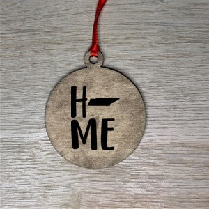 Home State Wooden Ornaments
