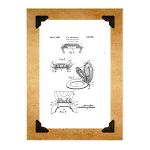 Bathroom patent cards