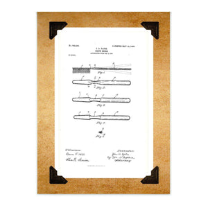 Bathroom patent cards