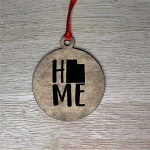 Home State Wooden Ornaments