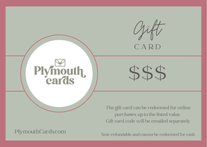 Plymouth Cards gift card