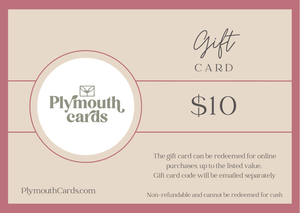 Plymouth Cards E-gift cards