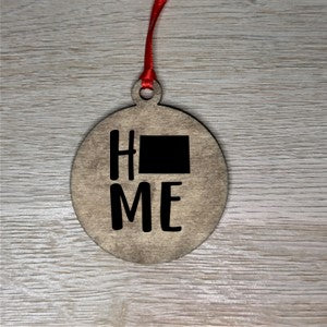 Home State Wooden Ornaments