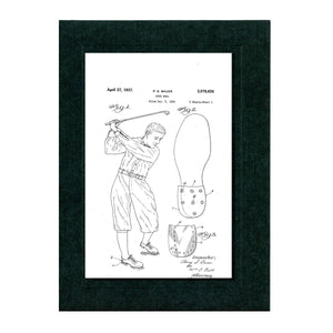 Golf Patents patent card set