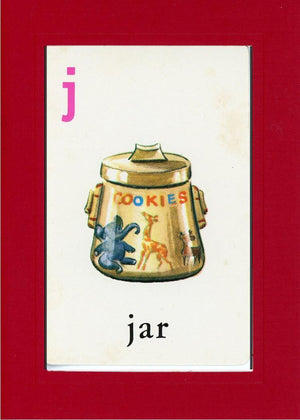 J is for Jar-Alphabet Soup-Plymouth Cards