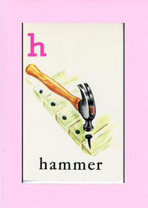H is for Hammer-Alphabet Soup-Plymouth Cards