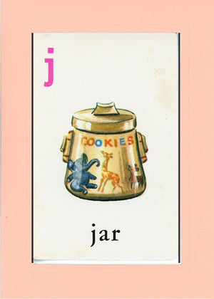 J is for Jar-Alphabet Soup-Plymouth Cards