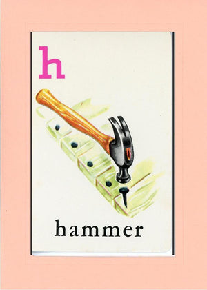 H is for Hammer-Alphabet Soup-Plymouth Cards