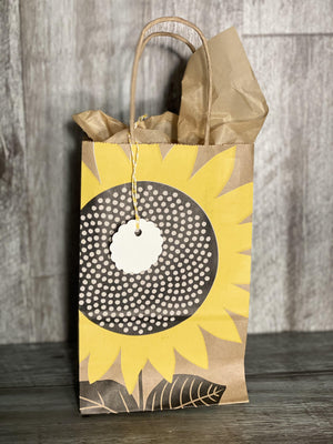 Gift Bag & Tag - Sunflower-Bags-Plymouth Cards