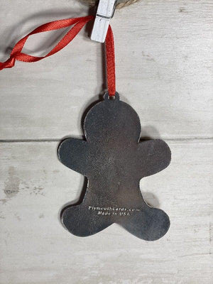 Gingerbread Man Ornament-Plymouth Cards