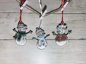 George Snowman Ornament-Plymouth Cards