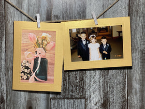 Shimmer Gold #S705-Photo note cards-Plymouth Cards