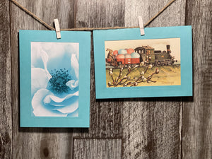 Cyan #CC315-Photo note cards-Plymouth Cards