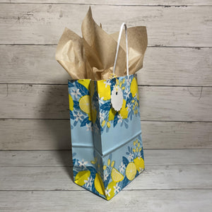Gift Bag & Tag - Lemons-Bags-Plymouth Cards