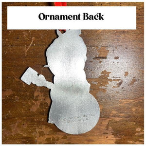 Clarence 2021 Snowman ornament - Many colors to choose-Plymouth Cards