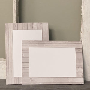 Weathered Wood #EDPC-WW-Photo note cards-Plymouth Cards