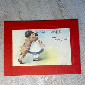 Captured I saw you first!-Greetings from the Past-Plymouth Cards