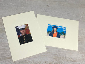 Cream - Wallet Photo Insert Cards-Photo note cards-Plymouth Cards